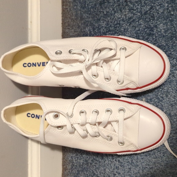 Converse Shoes - Converse Optical White Low-Top Sneakers Size 10 Women Size 8 Men